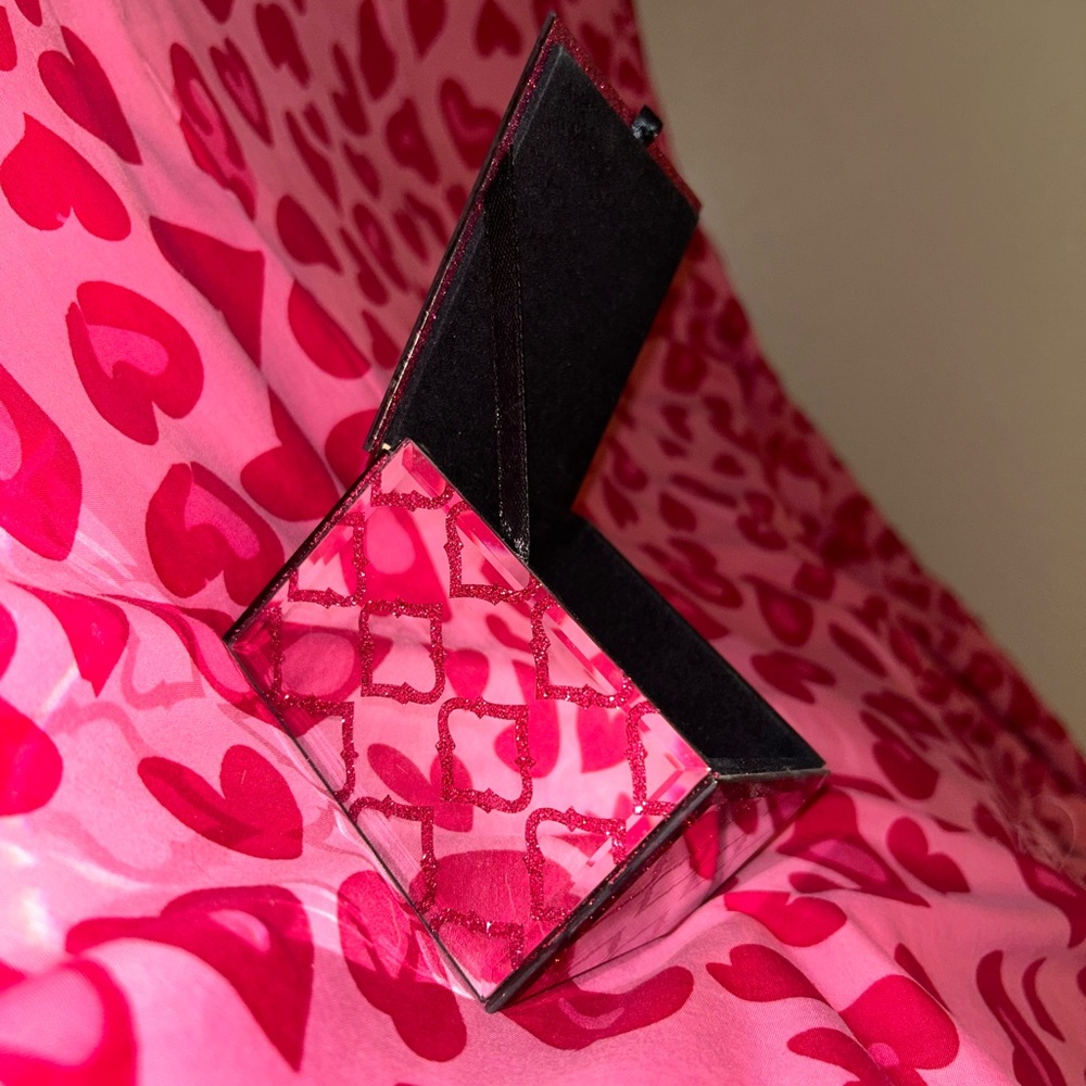 Y2K Bling Glitter Pink Jewelry Box